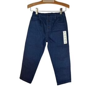 EASY PEASY Girl’s Dark Wash Snap Button Jeans / Size: 5T